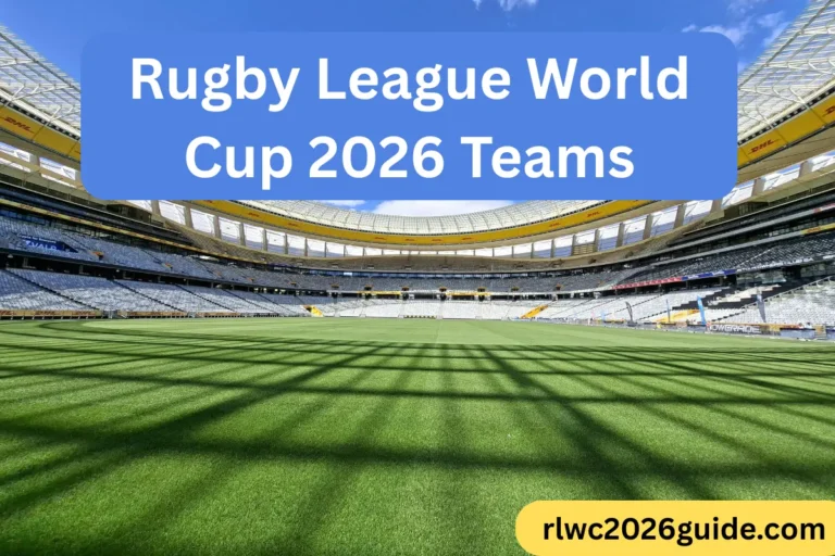 Rugby League World Cup 2026 Teams
